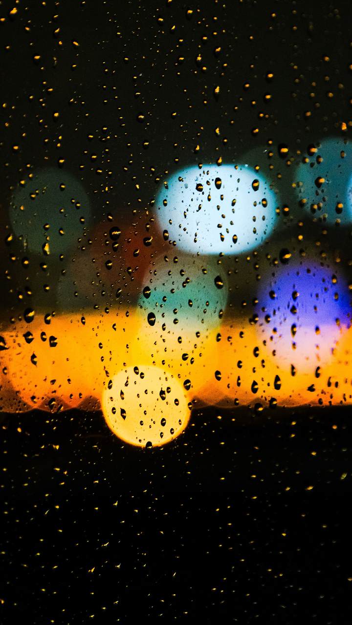 Night rain wallpaper